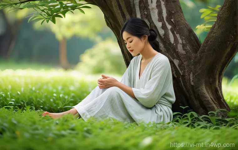 자연을 통한 직장 내 스트레스 관리 - **"Weekend Escape: Joyful Trekking in a Vietnamese National Park"**
    A vibrant, sun-dappled scene...
